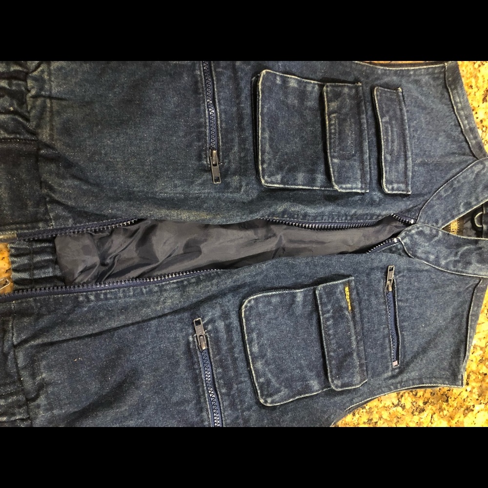 1980s Nuggets Denim Vest Size Medium